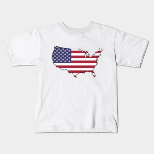 Flag of the USA Kids T-Shirt